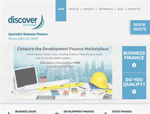 Tablet Screenshot of discoverandinvest.com
